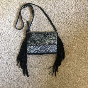 Shyanne Cow Hide Crossbody Purse